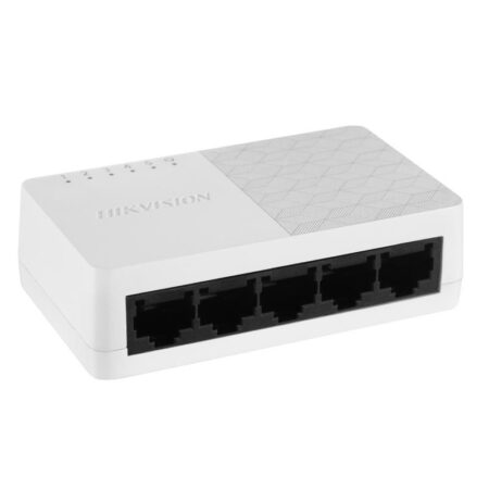 Switch HIKVISION 5-Port Fast Ethernet – Blanc – DS-3E0105D-O Tunisie