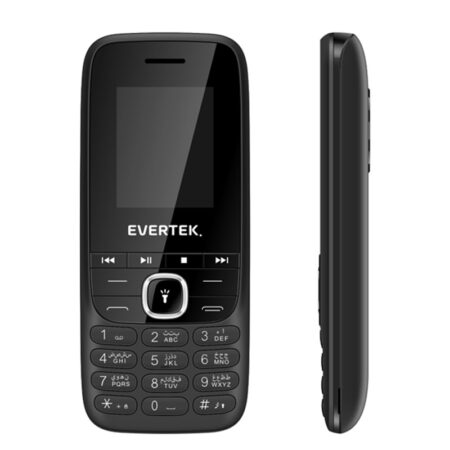 Téléphone Portable Evertek Ex18 – Noir – EVERTEK-EX18-BK Tunisie