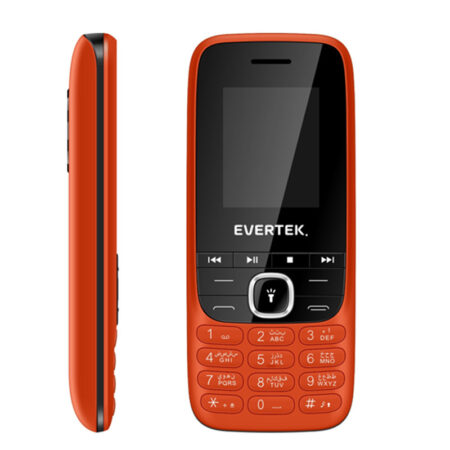 Téléphone Portable Evertek Ex18 – Orange – EVERTEK-EX18-OR Tunisie