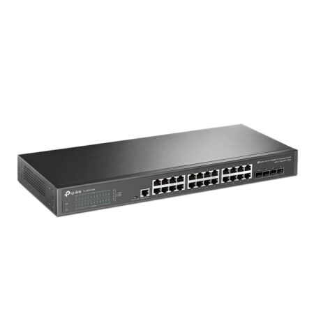 Switch Administrable Tp-link 24 Ports 10/100/1000 Mbps L2 + 4 Ports SFP +10GE – Noir – TL-SG3428X Tunisie