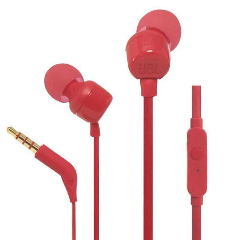 Écouteurs intra-auriculaire JBL T110 - Rouge, Photo boutique Best Buy Tunisie chez Best Buy Tunisie