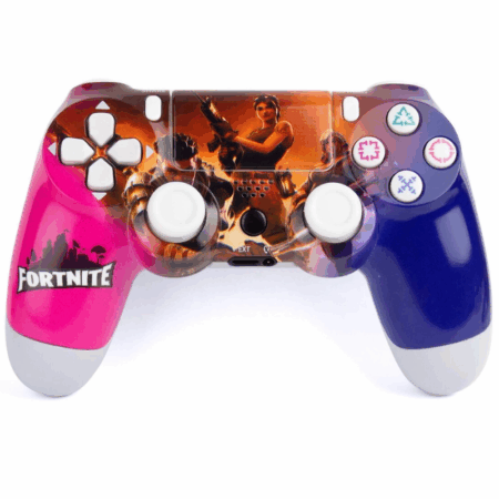 Manette PS4 Fortnite Edition – Rose & Bleu – M-PS4-Fortnite Tunisie
