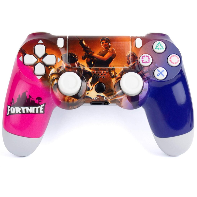 Manette PS4 Fortnite Edition – Rose & Bleu – M-PS4-Fortnite
