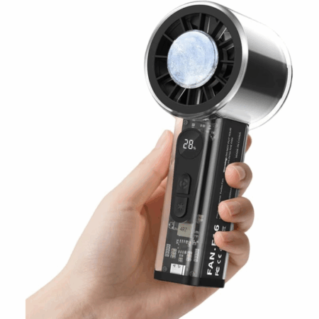 Mini Ventilateur Puissante Avec Regulation de Vitesse – Noir -FAN-X05 Tunisie
