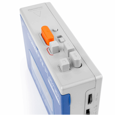 Rewind EPOK + Baladeur cassette sur batterie rechargeable Bluetooth -Bleu – BTTAPEBL Tunisie