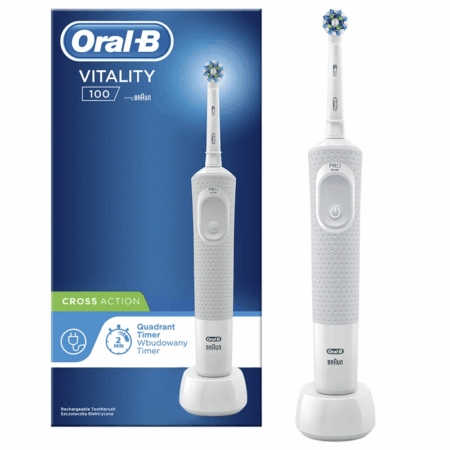 Brosse À Dents Électrique Braun Oral-B D100.413.1 Blanc Tunisie