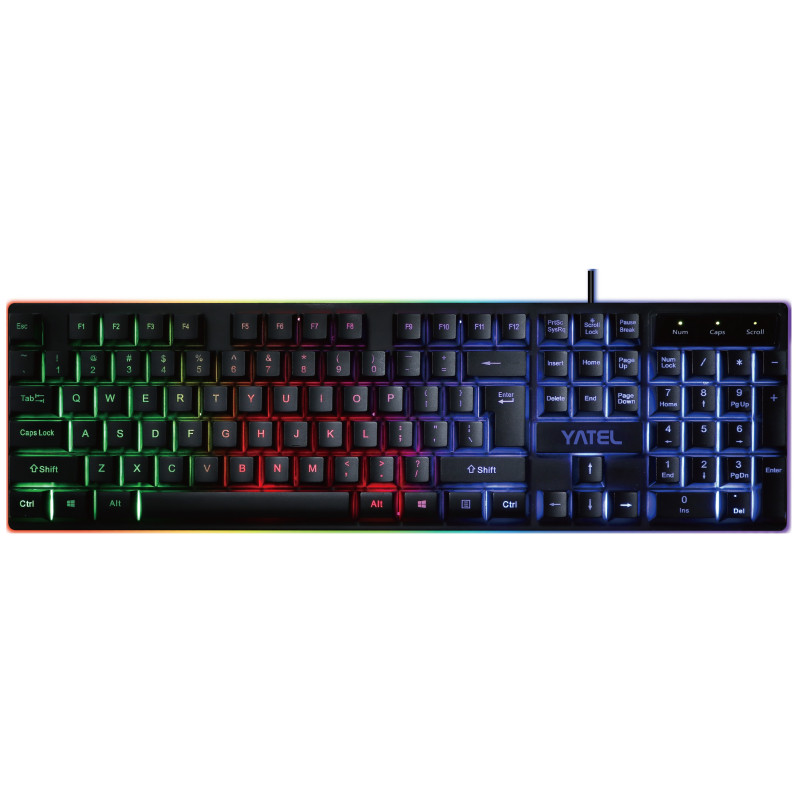 Clavier Filaire gaming YATEL K500 RGB Noir – K500+