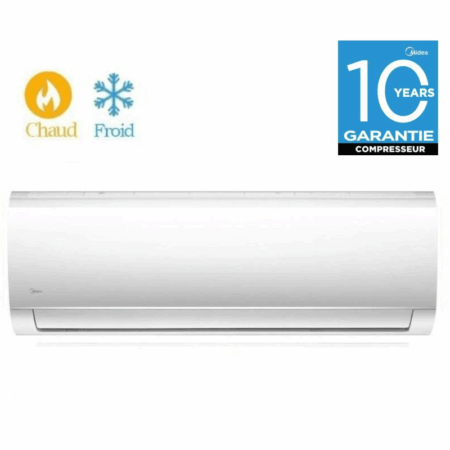 Climatiseur Midea 24000 BTU Chaud & Froid ON / OFF Tropicalisé MSAF-24HRN1 Blanc Tunisie