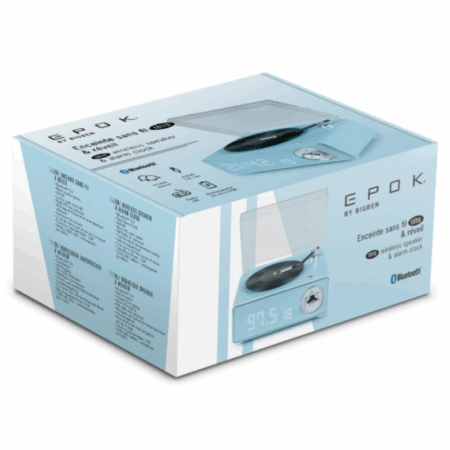 Enceinte rétro Bluetooth EPOK -Bleu- BTTDMINIBL Tunisie