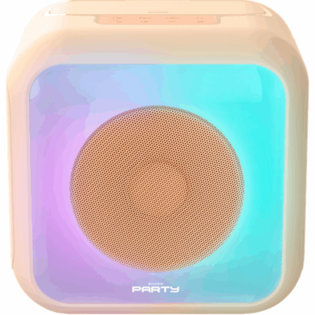 Enceinte Bigben Karaoke avec 2 micros sans fil – Rose -PARTYBTKMP Tunisie