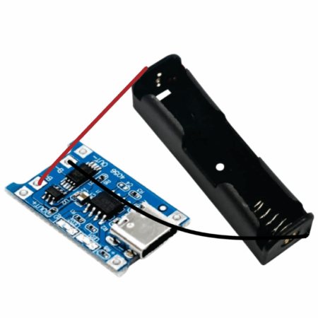 Chargeur module tp4056 Type C avec support 1×18650 soudé Tunisie