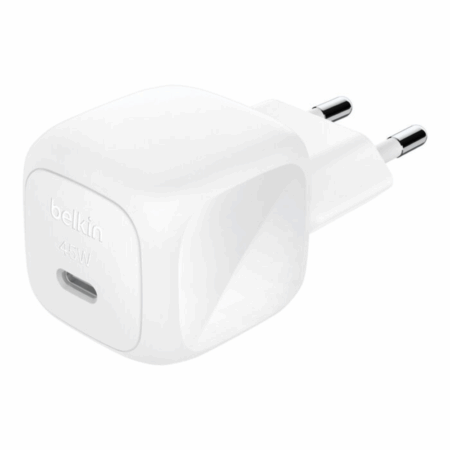 Chargeur Rapide Secteur Belkin USB-C 45w – Blanc -WCA013kqWH Tunisie