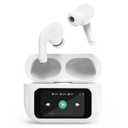 Écouteurs Sans Fil Gembird TWS-LCD-ANC-01-W Hi-Fi In-ear Blanc Tunisie