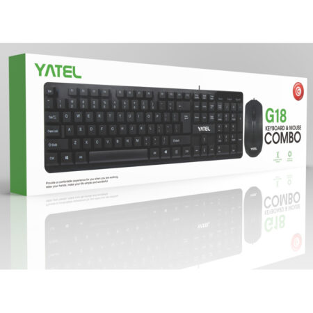 Ensemble Clavier et Souris Yatel G18 Noir Tunisie