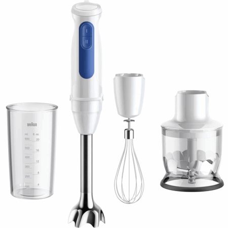 Mixeur Plongeant 3en1 Braun MQ30.202M 900 W Blanc Tunisie