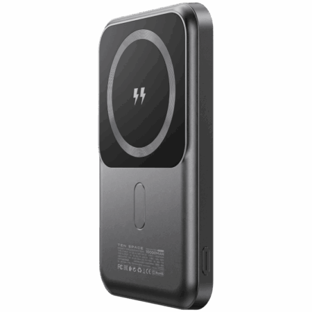 Power Bank Ten Space 10000mAh 22.5W mag-wireless 15W Noir – TS-WP02 Tunisie