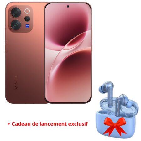 Smartphone VIVO V70 5G 12Go 512Go – Brun Mat Tunisie