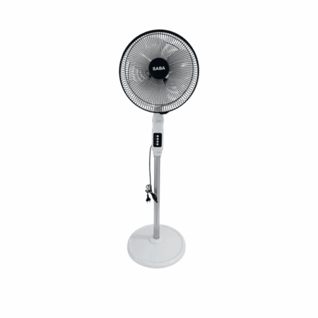 Ventilateur Sur Pied SABA Smart Piano 16&Prime; Blanc & Noir Tunisie