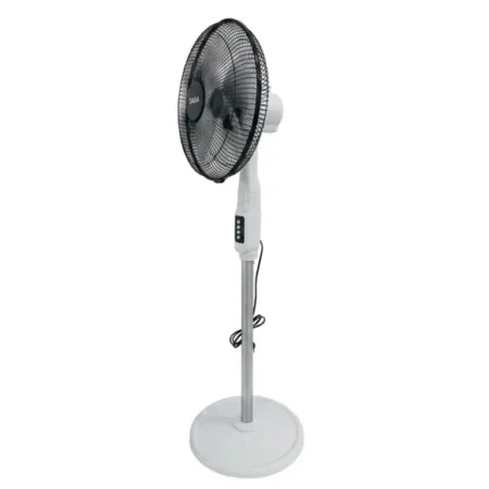 Ventilateur Sur Pied SABA Smart Piano 16&Prime; Blanc & Noir Tunisie
