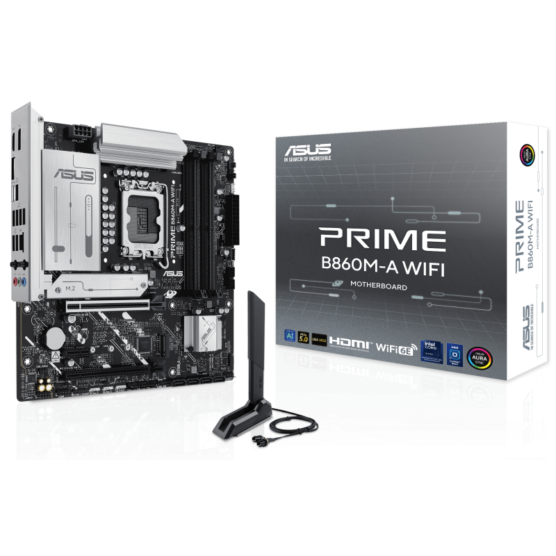 ASUS PRIME B860M-A WIFI Intel B860 LGA 1851 (Socket V1) micro ATX, Photo boutique Best Buy Tunisie chez Best Buy Tunisie
