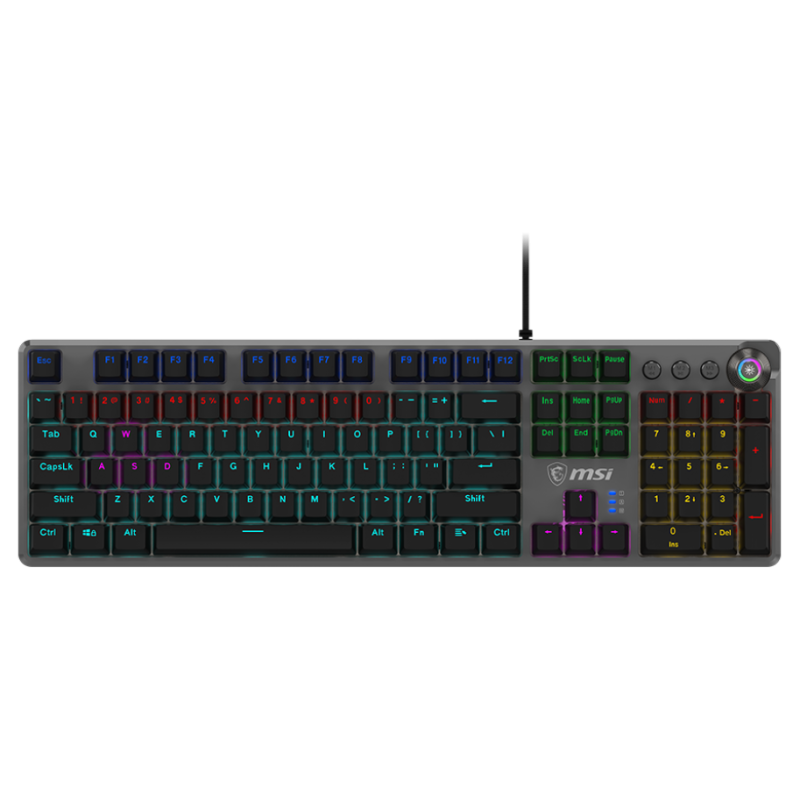 Clavier Gaming Filaire Mécanique MSI FORGE GK310 / RGB / RED SWITCHES / USB / Noir, Photo boutique Best Buy Tunisie chez Best Buy Tunisie