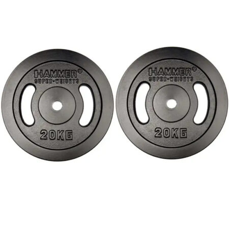 Disque De Musculation Hammer 2x 20kg – Noir – 4655 Tunisie