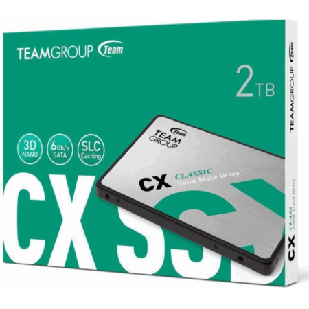 Disque Ssd Interne Teamgroup Cx2 2 To 2.5&Prime; Sata Iii – T253X6002T0C101 Tunisie