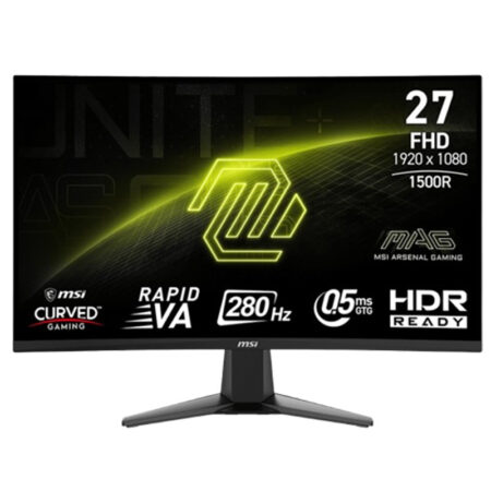 Ecran Gaming MSI MAG 276CXF 27 » Full HD Curved 280 Hz Noir – 9S6-3CE01M-039 Tunisie