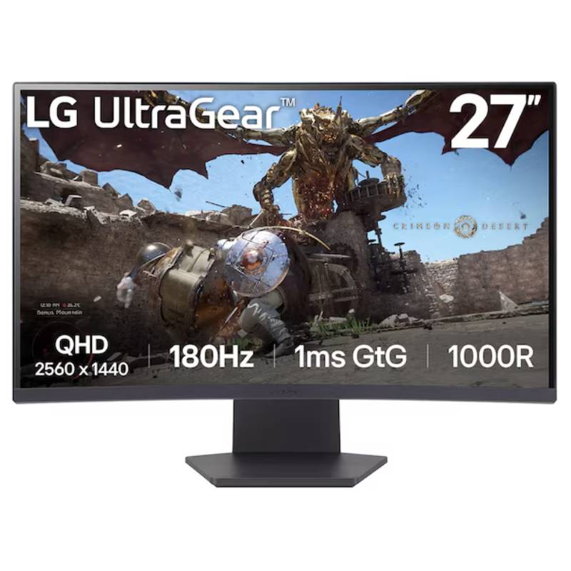 Gaming LG 27 » QHD Curved 180 Hz – Noir -27GS60QC - LG