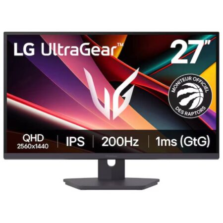 Ecran Gaming LG UltraGear G6 27 » QHD IPS 200 Hz – Noir – 27G610A Tunisie