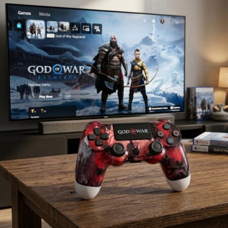 Manette PS4 GOD OF WAR Edition – M-PS4-GODOFWAR Tunisie