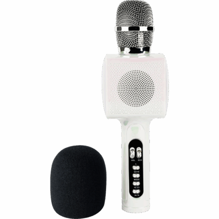 Microphone Sans Fil BIGBEN karaoké – Blanc – PARTYBTMIC2WH Tunisie