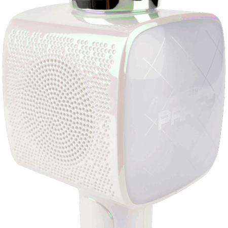 Microphone Sans Fil BIGBEN karaoké – Blanc – PARTYBTMIC2WH Tunisie