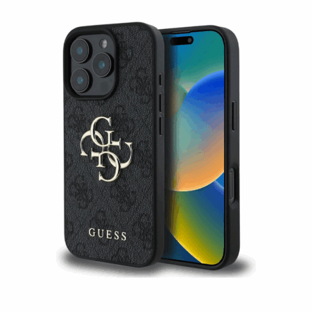 Coque Guess 4G Big Logo pour iPhone 16 Pro – Noir – 32754 Tunisie
