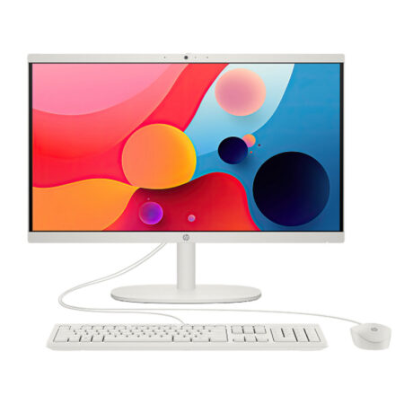 Pc de Bureau All In One HP 22-dg0008nk i3-N100 8Go 256Go SSD – Blanc – A2AS8EA Tunisie