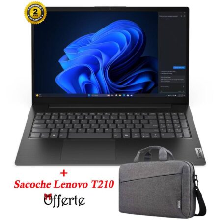 Pc Portable Lenovo V15 G5 IRL i3 13Gén 8Go 512Go SSD Noir – 83GW007CTP Tunisie