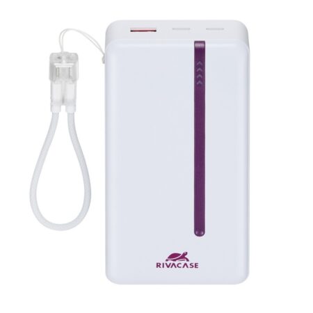 Power Bank RivaCase VA2312 20000 mAh – Blanc- VA2312 Tunisie