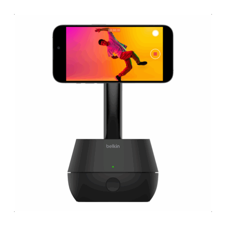 Support Rotatif Pro Avec Détection Automatique Et Dockkit Belkin Pour Smartphone 360° – Noir – MMA008vf05BK Tunisie