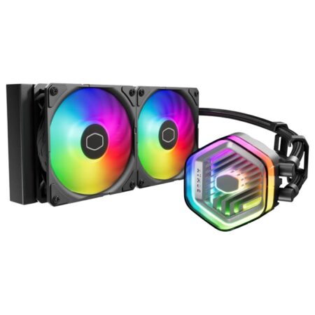 Refroidisseur Pour Processeur Cooler Master MasterLiquid 240 Atom ARGB – Noir Tunisie