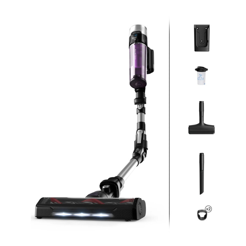 Aspirateur Balai ROWENTA Rechargeable 0.4L - Noir&Violet, Photo boutique Best Buy Tunisie chez Best Buy Tunisie