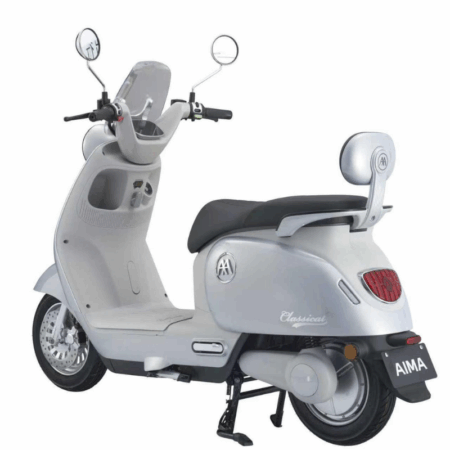 Scooter Électrique Aima Classical 1500W – Blanc Tunisie