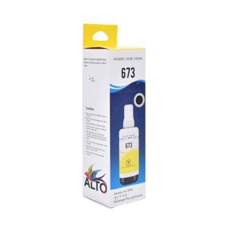 Bouteille D&rsquo;encre Adaptable Alto Epson 673 – Jaune Tunisie