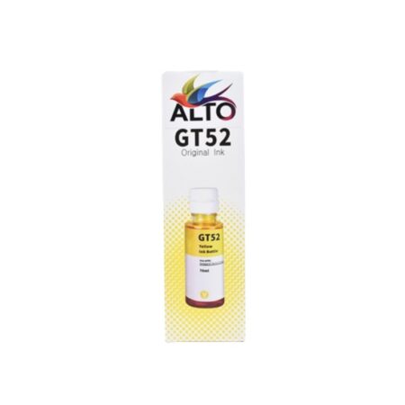 Bouteille D&rsquo;encre Adaptable Alto HP GT52 – Jaune Tunisie