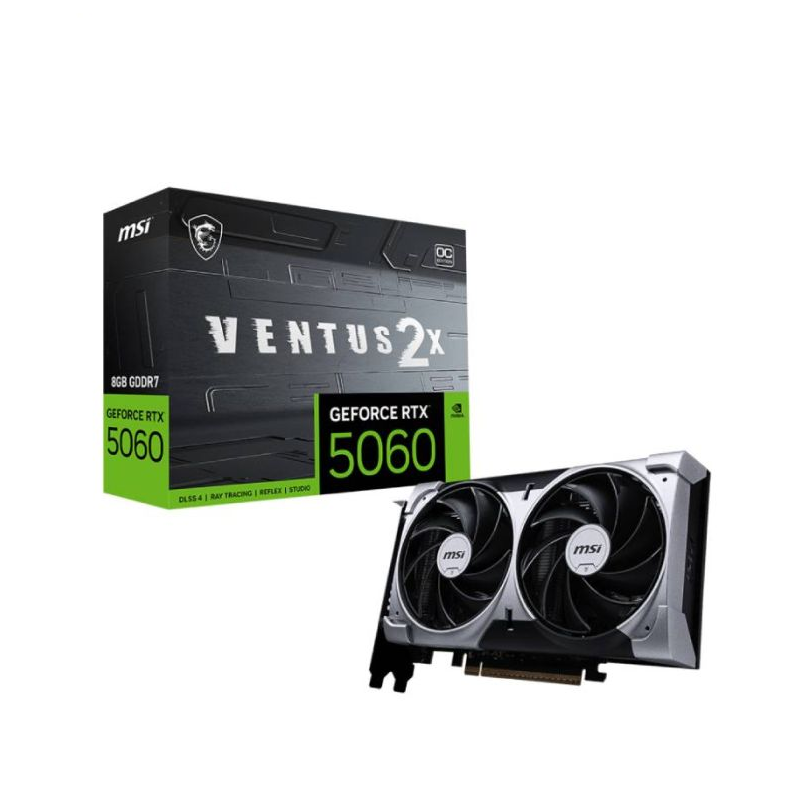 Carte Graphique MSI GeForce RTX 5060 8G VENTUS 2X OC, Photo boutique Best Buy Tunisie chez Best Buy Tunisie
