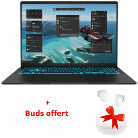 Pc Portable Gamer Asus V16 V3607VM-RP012 Intel Core 7 240H 16Go 512Go SSD RTX 5060 8G- Noir-90NB16K1-M00AP0 Tunisie