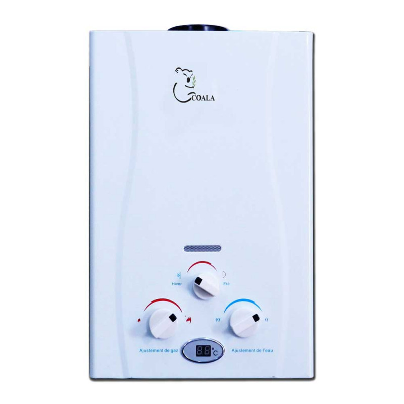 Chauffe Bain COALA 6 Litres Gaz Bouteille Blanc (CB6LGPL), Photo boutique Best Buy Tunisie chez Best Buy Tunisie