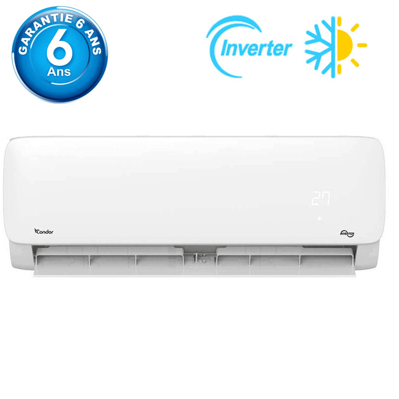 Climatiseur Condor 12000 BTU Inverter Tropicalisé Chaud & Froid Blanc Alpha, Photo boutique Best Buy Tunisie chez Best Buy Tunisie