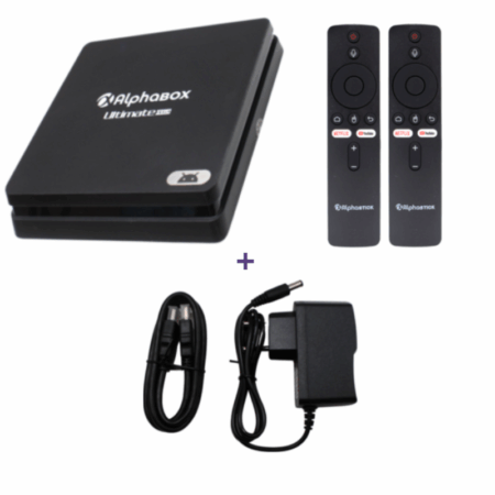 Box Tv Android AlphaBox Ultimite 2 Go 16 Go – Noir Tunisie