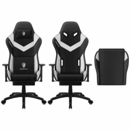 Chaise Gaming Dowinx LS-D1163N – Blanc Tunisie