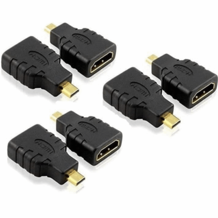 Lot de 6 pièces Adaptateur Micro HDMI Mâle vers HDMI Femelle Tunisie